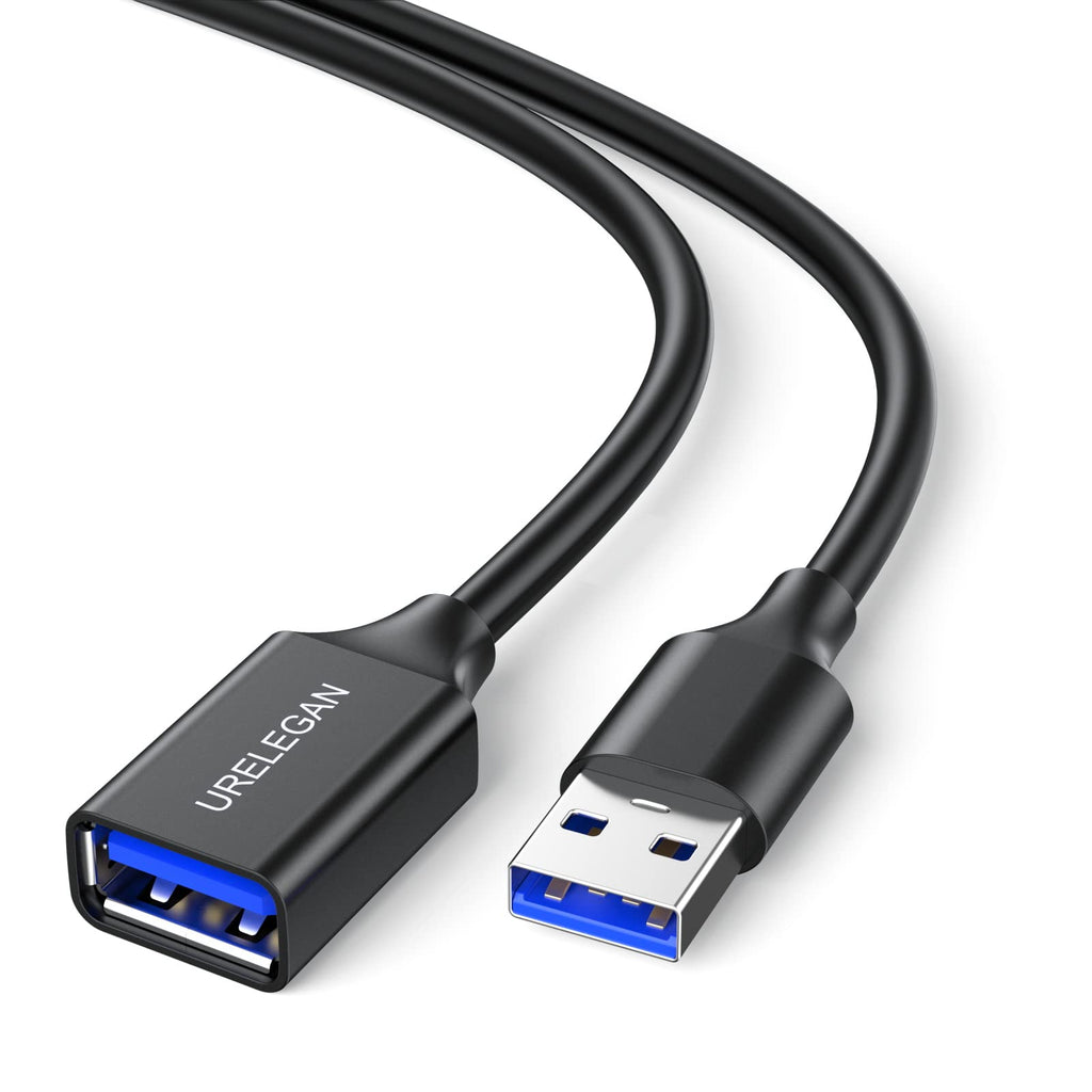  [AUSTRALIA] - USB 3.0 Extension Cable 3FT, URELEGAN USB A Male to Female Extender Cord High Data Transfer Compatible for Webcam, Gamepad, USB Keyboard, Flash Drive, Hard Drive, Printer and More 1