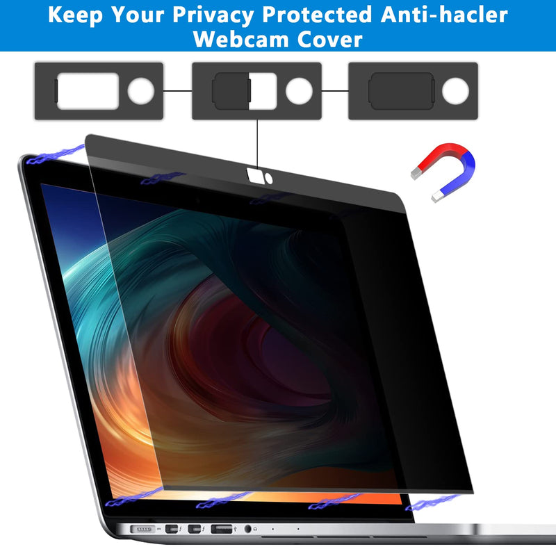  [AUSTRALIA] - Magnetic Macbook pro 13 inch privacy screen Protector,Removable Privacy Screen Filter for MacBook Air 13 inchs(2016-2022,M1)/(2018-2020,M1),-Anti-Spy/Anti Fingerprint/Anti Blue Light/Anti-Glare/Bubble Free MacBook Pro 13 inch -TPUMagnetic