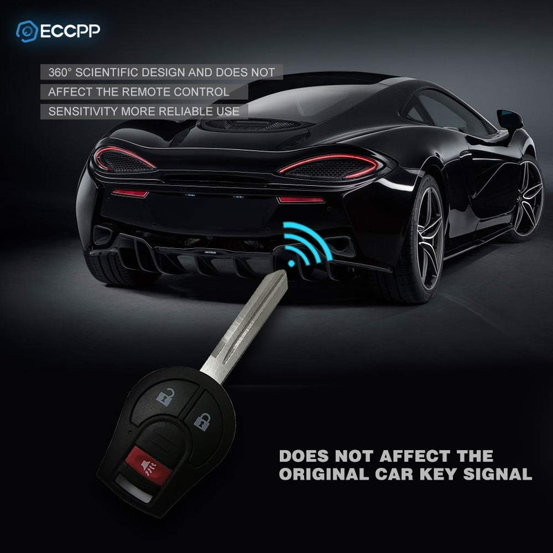  [AUSTRALIA] - ECCPP Replacement fit for Uncut 315MHz Keyless Entry Remote Key Fob Infiniti/Nissan Series CWTWB1U751A CWTWB1U816A (Pack of 2)