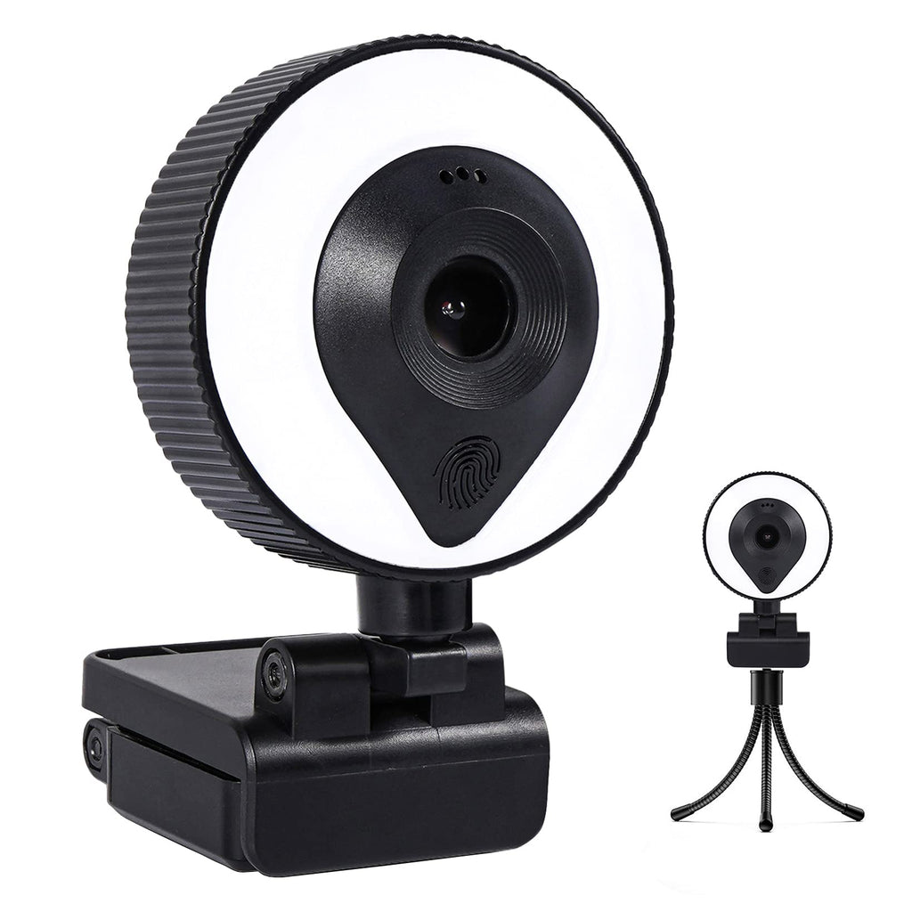  [AUSTRALIA] - 2K Webcam AutoFocus Adjustable Brightness Web Camera for PC Video with Tripod
