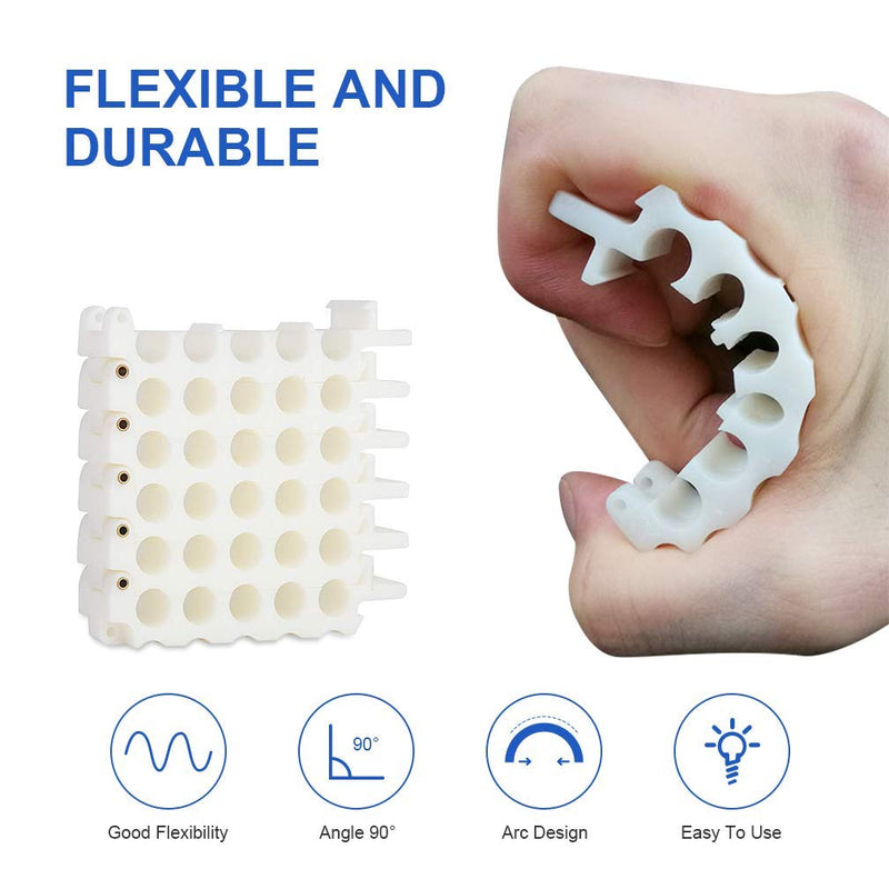  [AUSTRALIA] - Cable Organizing and Bundler Tool，48-Hole Cable Dresser for Data Center, Server Rooms and Machine Room Wire Management and Organizer, Perfect for Cable Management(CAT5, CAT6) 6*8 Holes