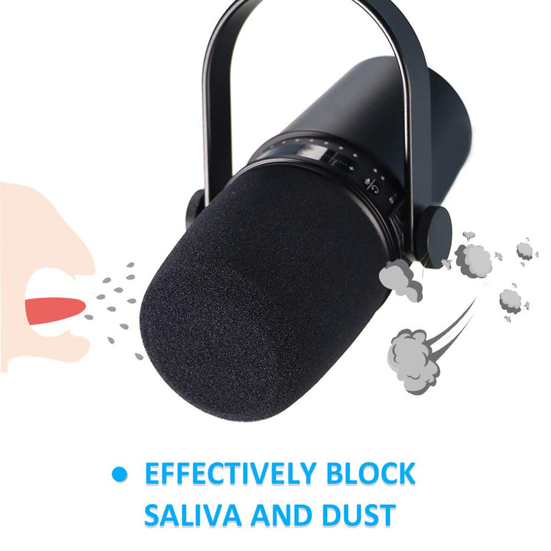  [AUSTRALIA] - MV7 Boom Arm Mic Stand with Pop Filter, Adjustable Suspension Boom Scissor Arm Stand with Pop Filter Compatible with Shure MV7 and SM7B Microphone by SUNMON