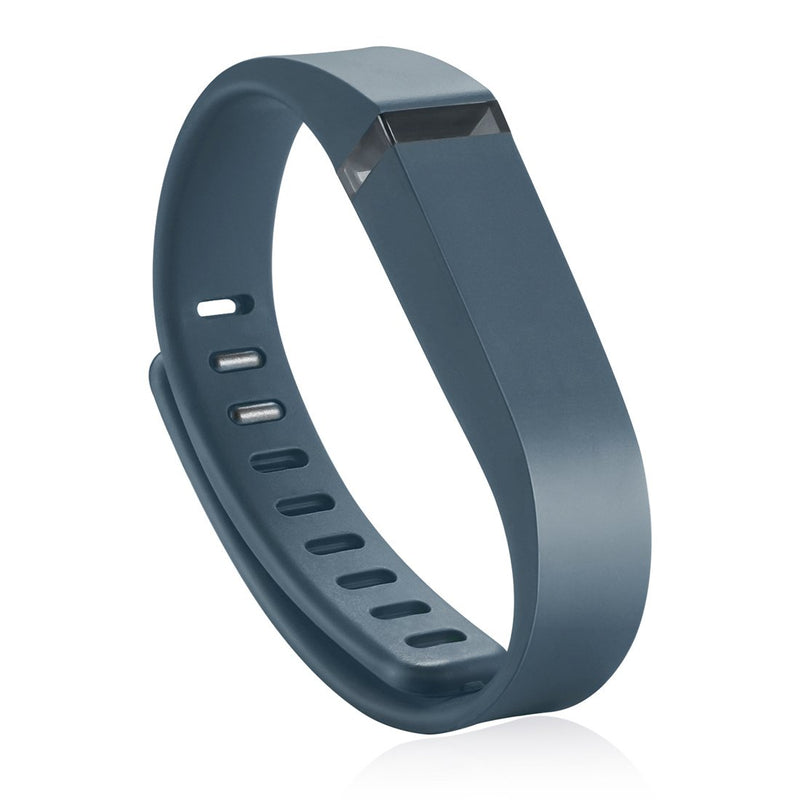  [AUSTRALIA] - GinCoband 3 PCS Replacement Bands with Adjustable Metal Clasp for Fitbit Flex Wristband Black&Navy&Slate Large