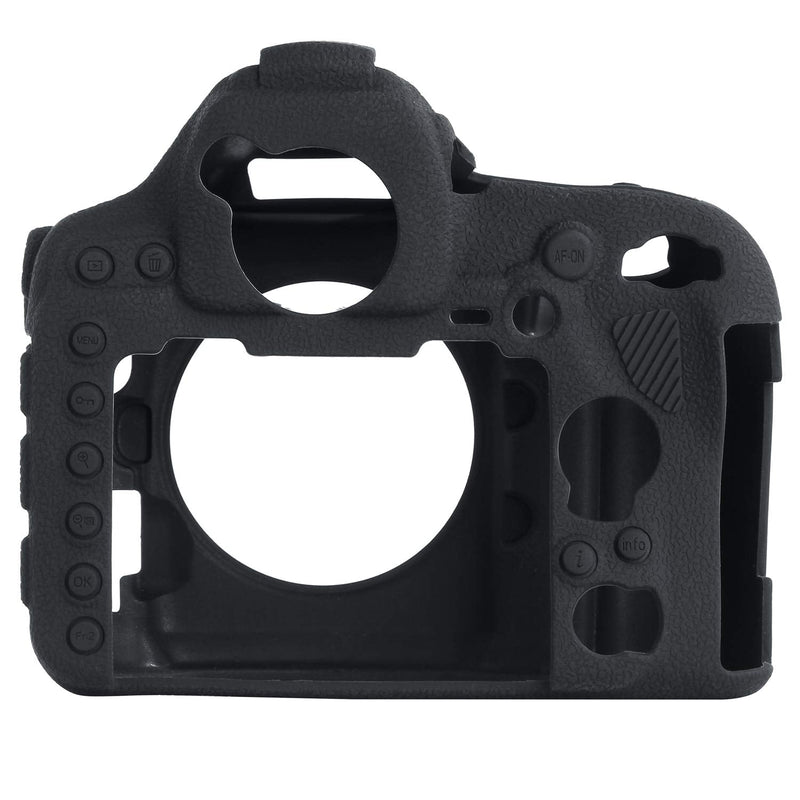  [AUSTRALIA] - Easy Hood Camera Case for Nikon D850 Soft Silicone Rubber Camera Protective Body Case Skin for Nikon D850 Camera Bag Protector Cover (Black) Black