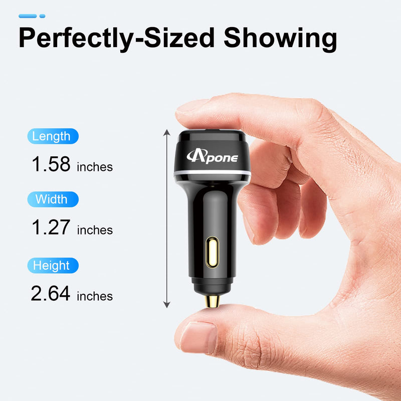  [AUSTRALIA] - 105W USB C Car Charger Adapter Apone 3-Port [PPS&PD&QC3.0] 65W 20W 20W Super Fast Charger for iPhone 13 12 11 Pro Max Mini Samsung 5G S21 Ultra Note 20 iPad MacBook Laptop