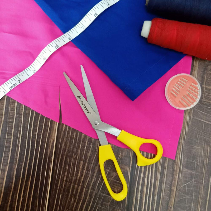  [AUSTRALIA] - Avarosa Premium Sewing Scissors, Bulk Scissors, 4 Pack Multi Purpose, 8 Inch, Ultra Durable Stainless Steel Blade, Comfortable Plastic Handles, Ideal for Home, Office Use, Tailoring, Shearing