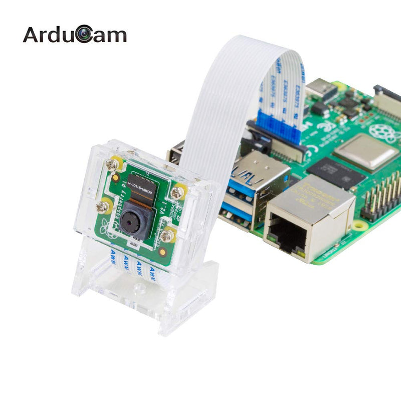  [AUSTRALIA] - Raspberry Pi Official Camera Module V2-8 Megapixel, Arducam 1080p IMX219 Camera Board with Acrylic Case RPI CAM V2-8 With Acrylic Case