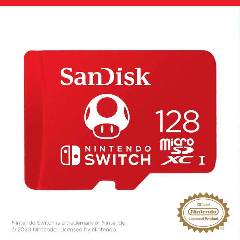  [AUSTRALIA] - SanDisk 256GB microSDXC-Card, Licensed for Nintendo-Switch - SDSQXAO-256G-GNCZN & 128GB microSDXC-Card, Licensed for Nintendo-Switch - SDSQXAO-128G-GNCZN