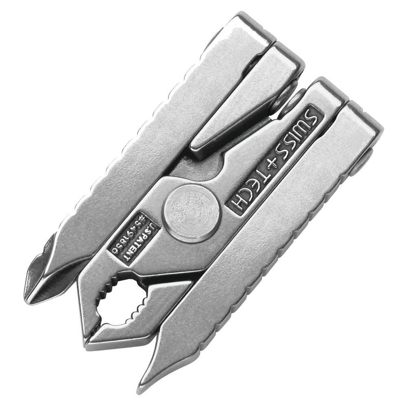 Key Ring Multi-Tool, Solid Stainless Steel Construction, Polished Finish, 6-in-1 Tool with Screwdrivers, Pliers, Wire Cutter/Stripper & More, Pack of 1 - LeoForward Australia