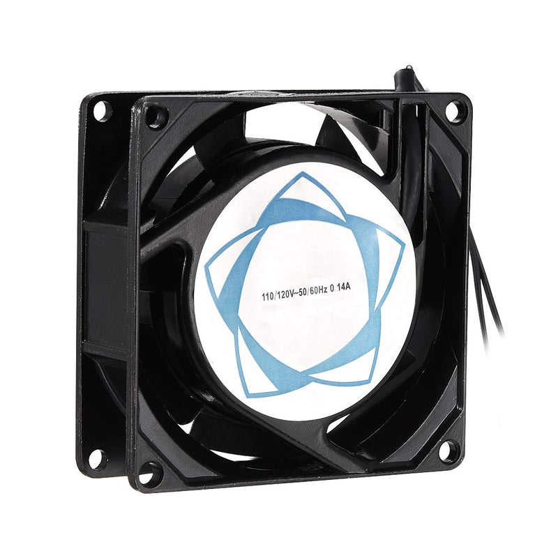  [AUSTRALIA] - uxcell Cooling Fan 80mm x 80mm x 25mm SF8025AT AC 110V/120V 0.14A Dual Ball Bearings