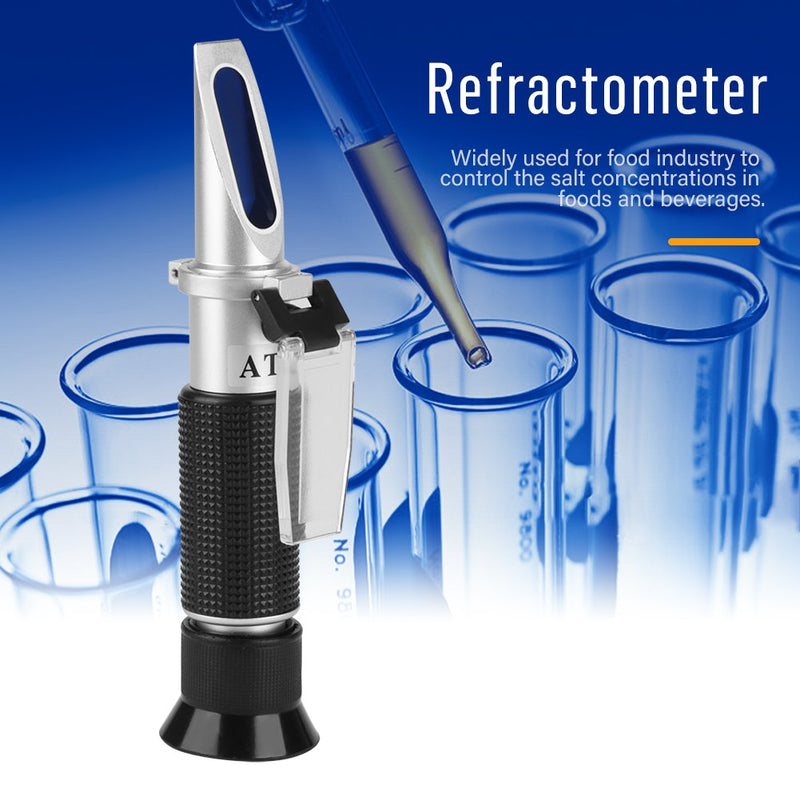 Food Salinity Refractometer, Professional 0-28% Accurate Salinometer Refractometer Food Salinity Tester Meter - LeoForward Australia