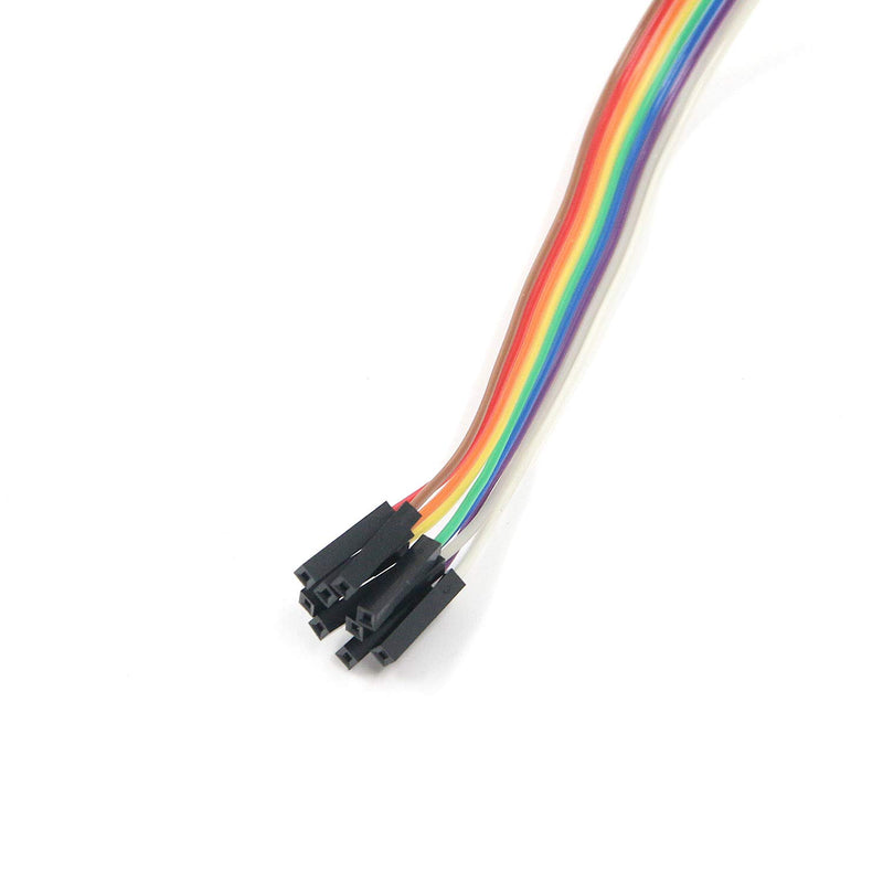 Antrader 30CM/1Ft RS-232 Serial Cable 9 Pin DB9 Male Gender Changer Coupler Connector to 2.54mm 9 x Single Jumper Wires Adapter Cable Pack of 4 - LeoForward Australia