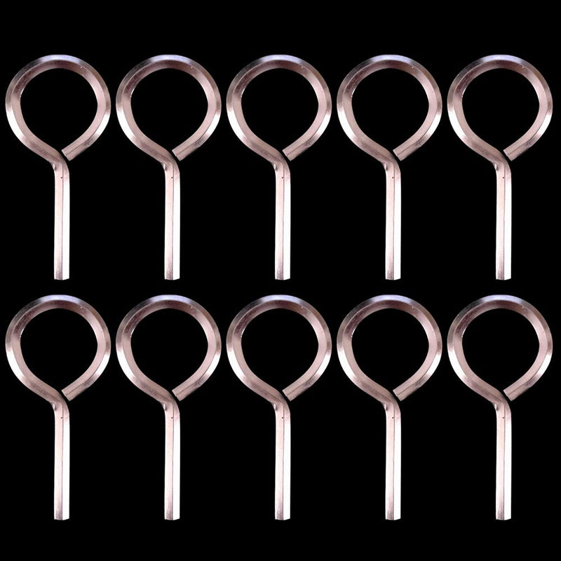  [AUSTRALIA] - 5/32” Standard Hex Dogging Key with Full Loop, Allen Wrench Door Key for Push Bar Panic Exit Devices, Solid Metal - 10 Packs