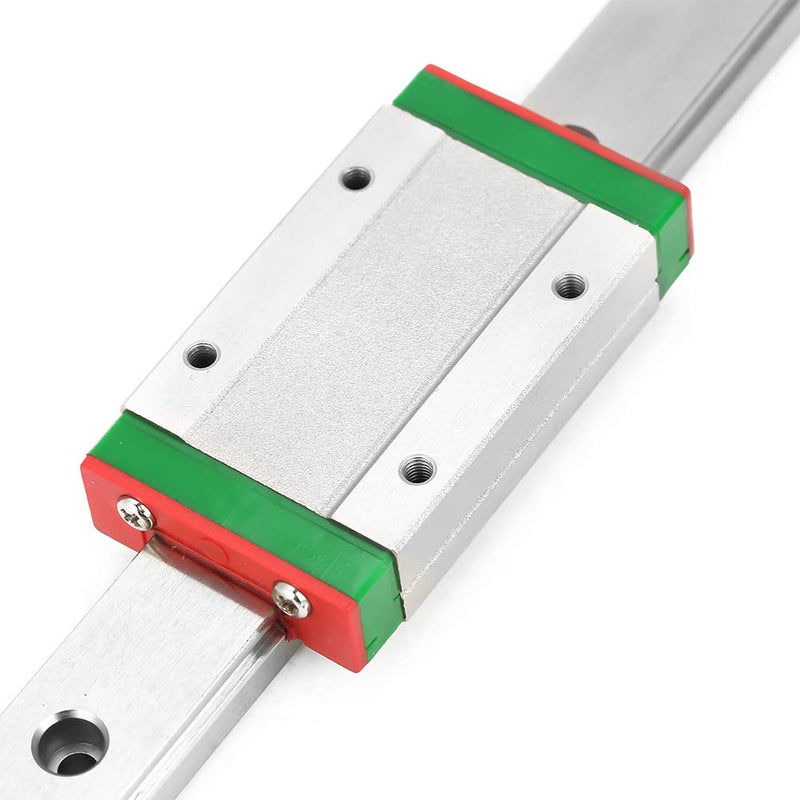  [AUSTRALIA] - Linear Rail Guide 400mm, LML15H Mini Bearing Steel Linear Sliding Guideway, with 2 Linear Guide Blocks, for Automatic Equipment, DIY 3D Printer, CNC Machine