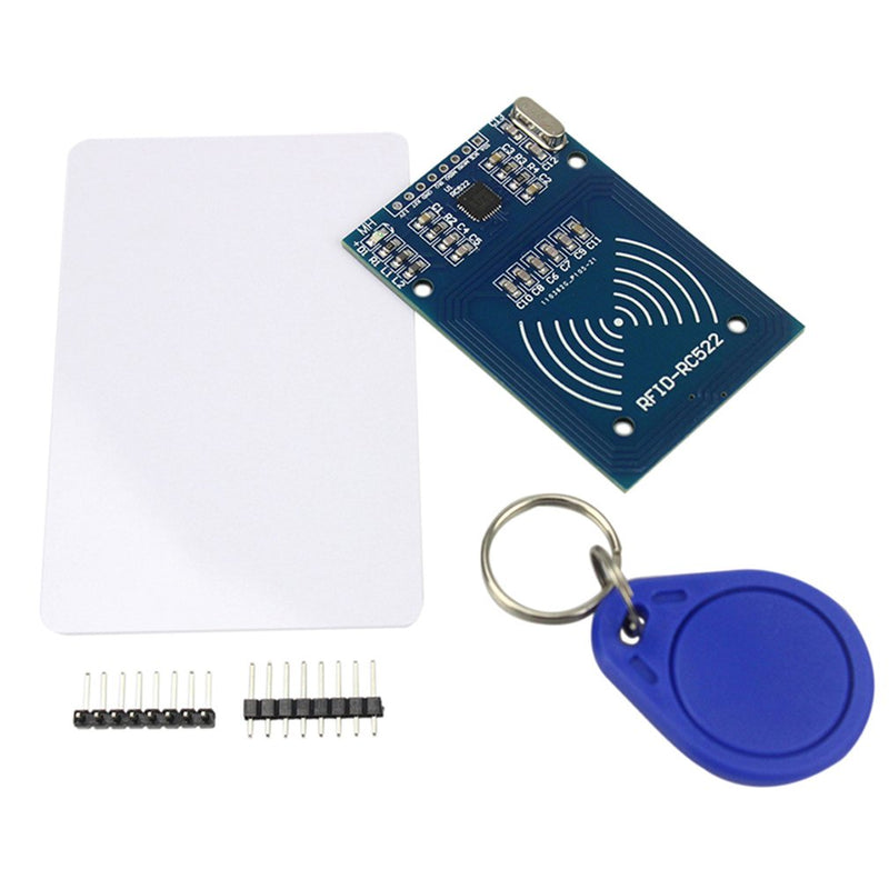  [AUSTRALIA] - HiLetgo RFID Kit - Mifare RC522 RF IC Card Sensor Module + S50 Blank Card + Key Ring for Arduino Raspberry Pi