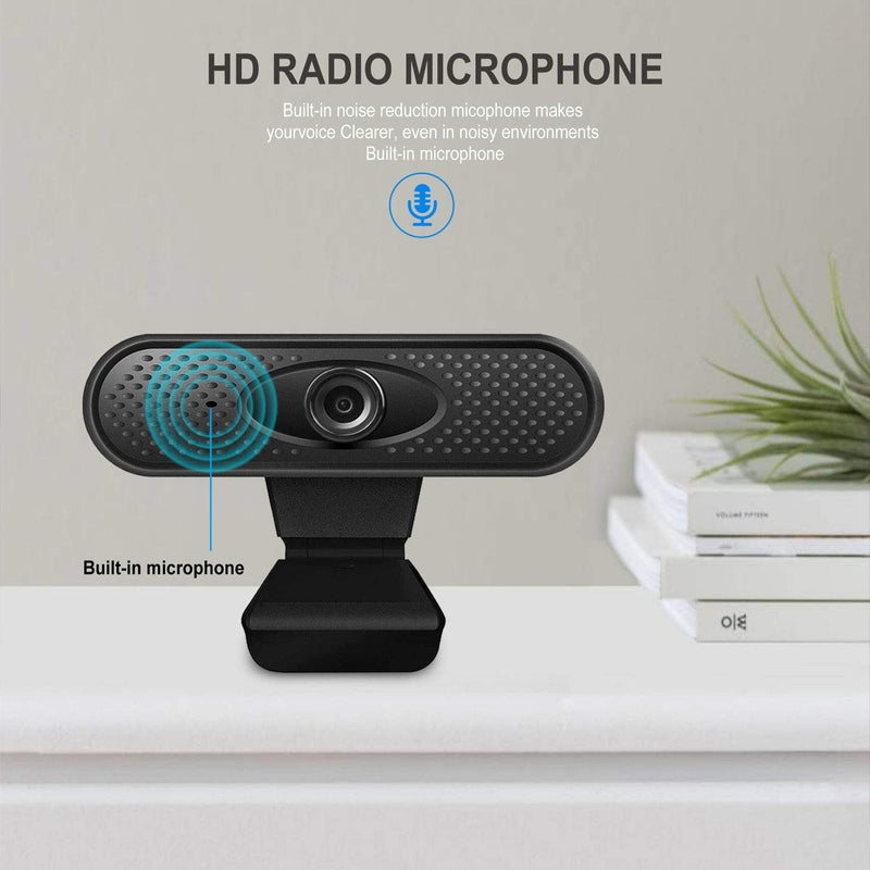  [AUSTRALIA] - 1080P Full HD Webcam with Mic,Laptop Desktop Computer Camera for Online Video Education, Portable Camera, USB PC Webcam for Video Call, Recording, Meeting, Games,Skype OBS,Mac YouTube