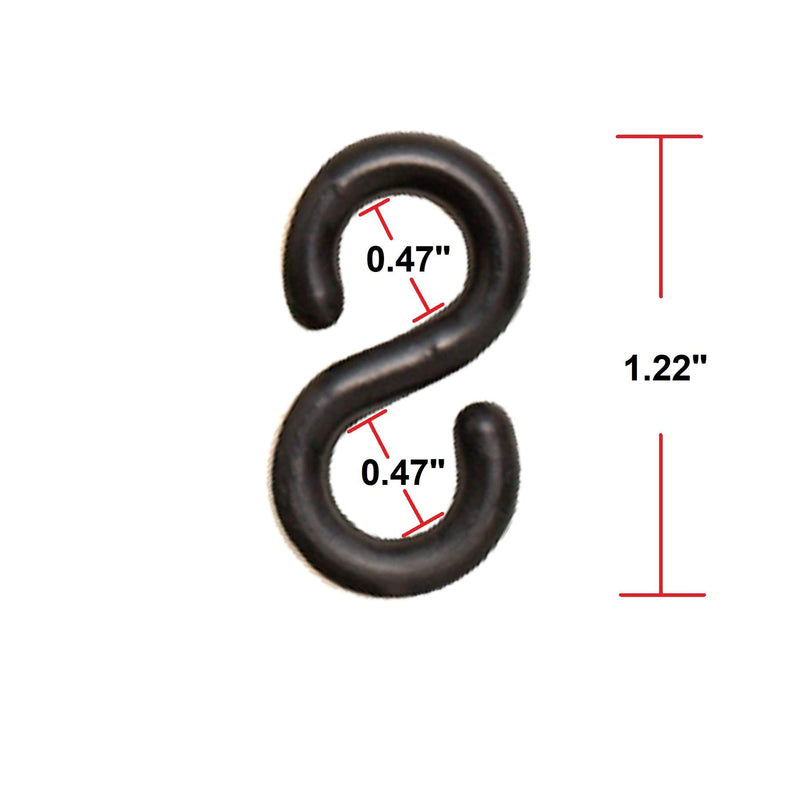  [AUSTRALIA] - Plastic decorative safety security chain 10FT, Crowd Control Center (YELLOW+S HOOKS) YELLOW+SHOOKS