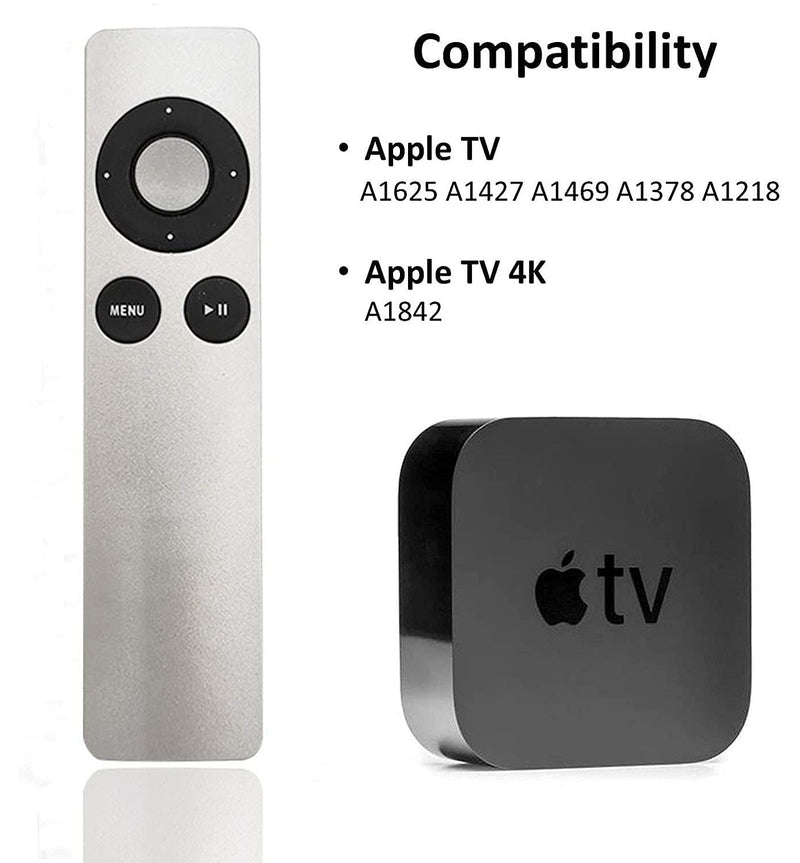  [AUSTRALIA] - Replacement Remote Control for APPLE TV MC377LL/A 1st 2nd 3rd 4th Generation, A1294 A1218/MA711 A1378/MC572 A1427/MD199 A1625/MGY52/MLNC2 A1842/MQD22/MP7P2 Apple TV MC377LL/A MM4T2AM/A Remote Control