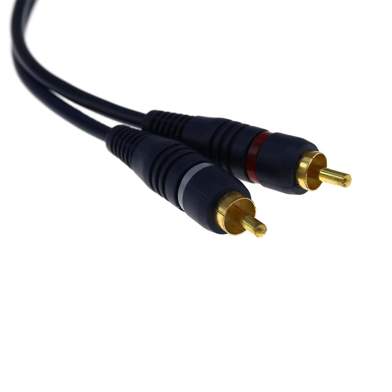  [AUSTRALIA] - SING F LTD 4X RCA 1 Female to 2 Male RCA Y Adapter Connector
