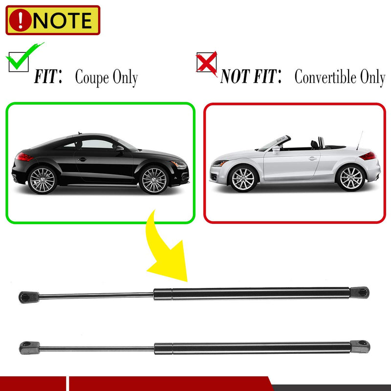 A-Premium Tailgate Rear Trunk Lift Supports Shock Struts Replacement for Audi TT TT Quattro 2008-2014 Coupe 2-PC Set Tailgate Coupe 2PCS - LeoForward Australia