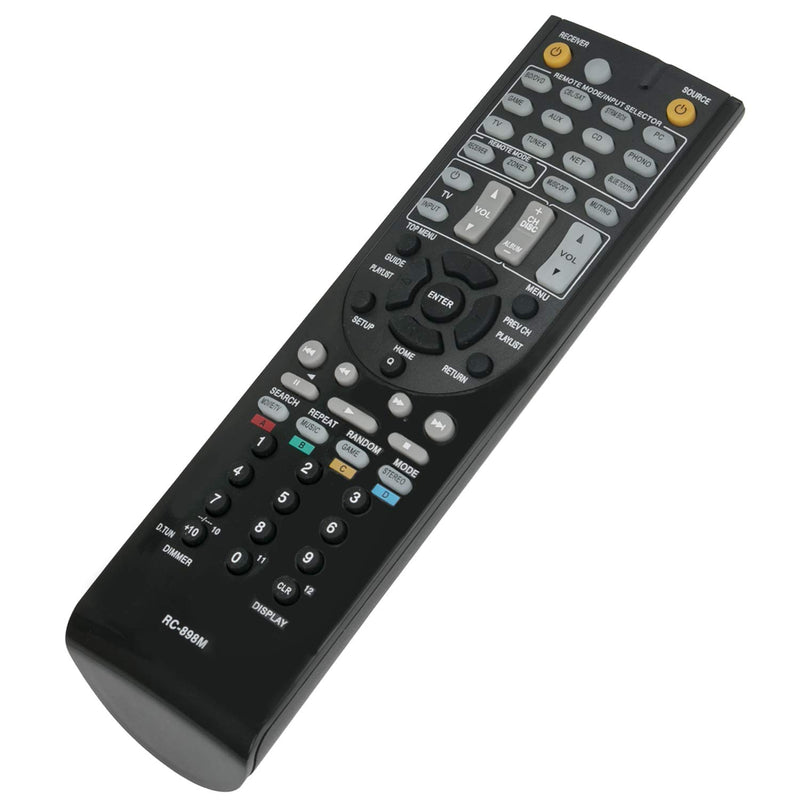 New RC-898M RC898M Remote Control Compatible with Onkyo AV Receiver TX-NR545 TX-NR646 TX-NR747 TXNR545 TXNR646 TXNR747 - LeoForward Australia