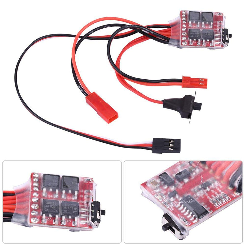  [AUSTRALIA] - Brushed ESC, 20A RC ESC Brushed Motor Speed Controller with Brake for RC Car Boat Tank