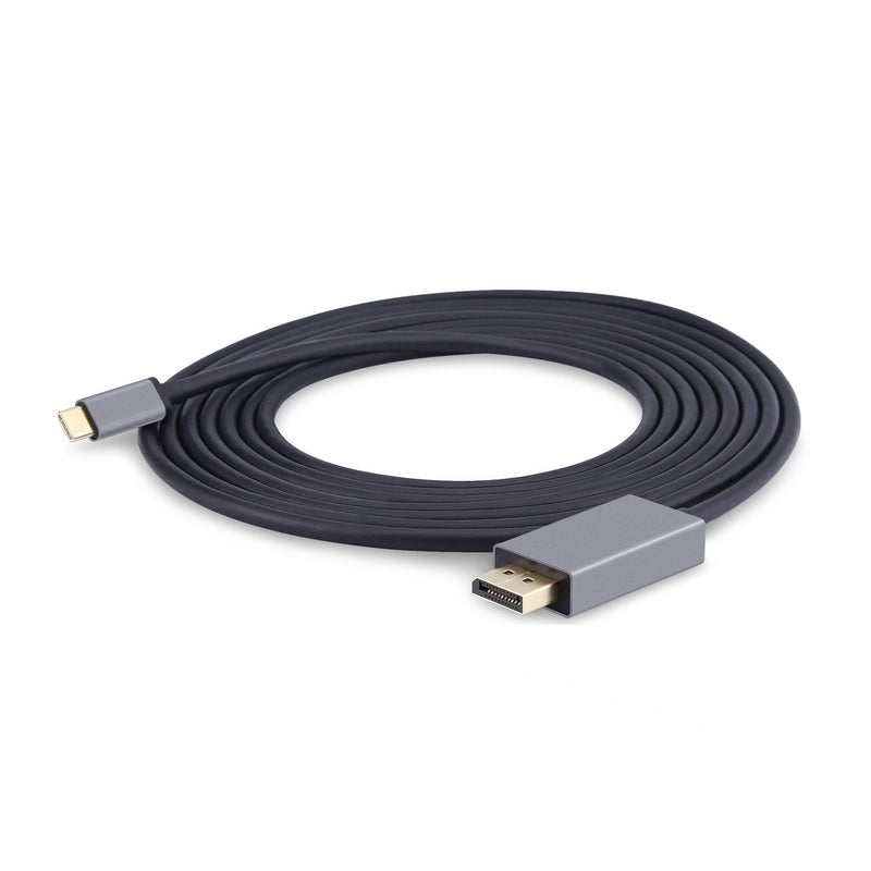  [AUSTRALIA] - AllEasy USB C to DisplayPort Cable 4K@60Hz, Thunderbolt 3 to DisplayPort Cable Compatible for MacBook Pro 2019/2018/2017, MacBook Air iPad Pro 2019/2018, XPS 15, Surface Book 2 and More - 10FT