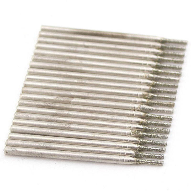 JINGLING 1mm Diamond Hole Saw Cylindrical Head Grinding Drill Solid Bits Lapidary Tools for Stone Head Diameter 1mm - LeoForward Australia