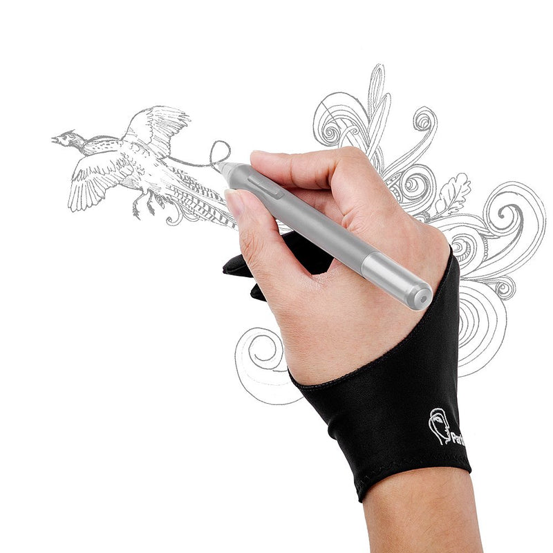  [AUSTRALIA] - Parblo PR-01 Two-Finger Glove for Graphics Drawing Tablet Light Box Tracing Light Pad