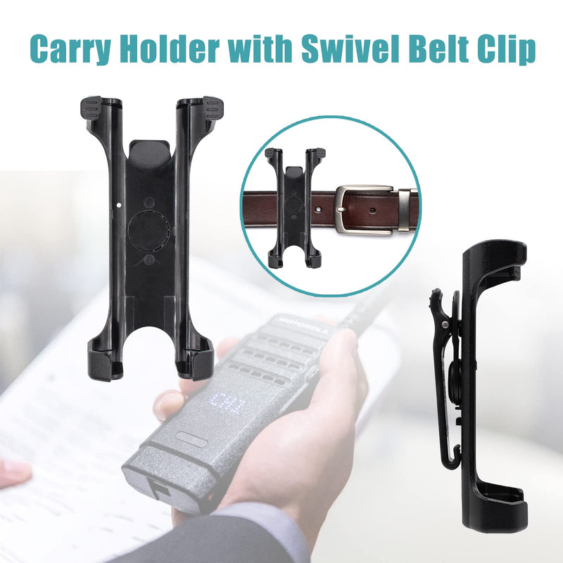  [AUSTRALIA] - Replace PMLN7190A PMLN7190 Carry Holder with Swivel Belt Clip Compatible for Motorola SL300 SL500 SL3500E SL1600 SL1M SL2M Portable Radios -1pc