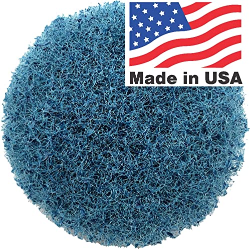  [AUSTRALIA] - Replacement 3 Inch Scrubber Pads Medium 4-Pack Compatible with Milwaukee M12 Polisher Sander Tool