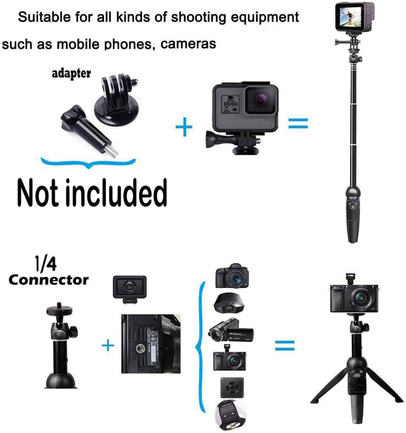  [AUSTRALIA] - Selfie Stick, 40 inch Extendable Selfie Stick Tripod,Phone Tripod with Wireless Remote Shutter Compatible with iPhone 13 12 11 pro Xs Max Xr X 8Plus 7, Android, Samsung Galaxy S20 S10 and More