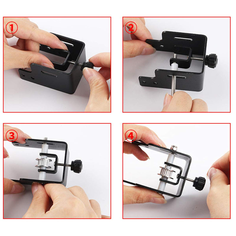  [AUSTRALIA] - DEVMO Upgraded 3D Printer Parts Adjustable Y-axis Synchronous Belt Stretch Straighten Tensioner Compatible with Ender 3 pro 3D Printer