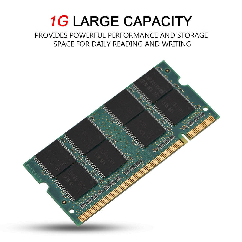  [AUSTRALIA] - Richer-R Memory Ram,200 Pin Mini DDR1 1GB 400MHz PC3200 Memory Ram Circuit Module Board Chip for Laptop