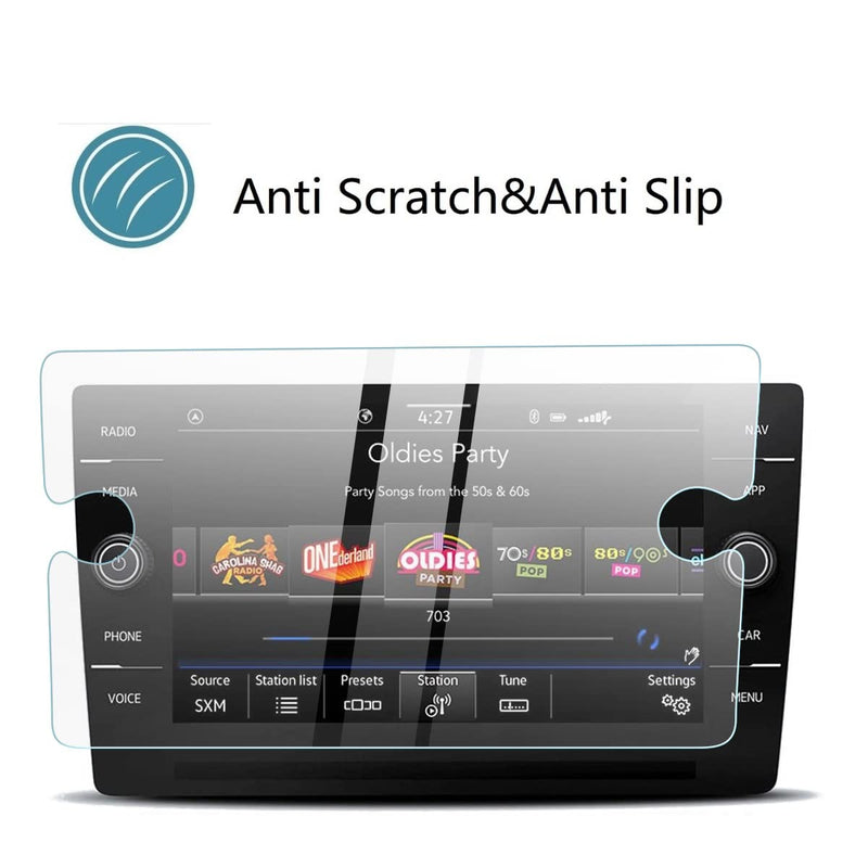  [AUSTRALIA] - ZFM Screen Protector Compatible with 2019-2023 Volkswagen Atlas,Tempered Glass,9H Hardness,Anti Scratch,High Definition,VW Touch Screen Car Display Navigation Screen Protector