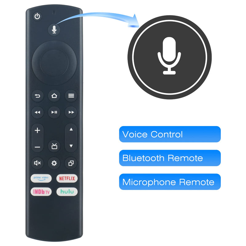  [AUSTRALIA] - NS-RCFNA-21 Replace Voice Remote Control fit for Insignia Fire TV Edition W/Prime Video Netflix IMDb TV Hulu NS-39DF310NA21 NS-43DF710NA21 NS-24DF310NA21 NS-50DF711SE21 NS-50DF710NA21 NS-55DF710NA21