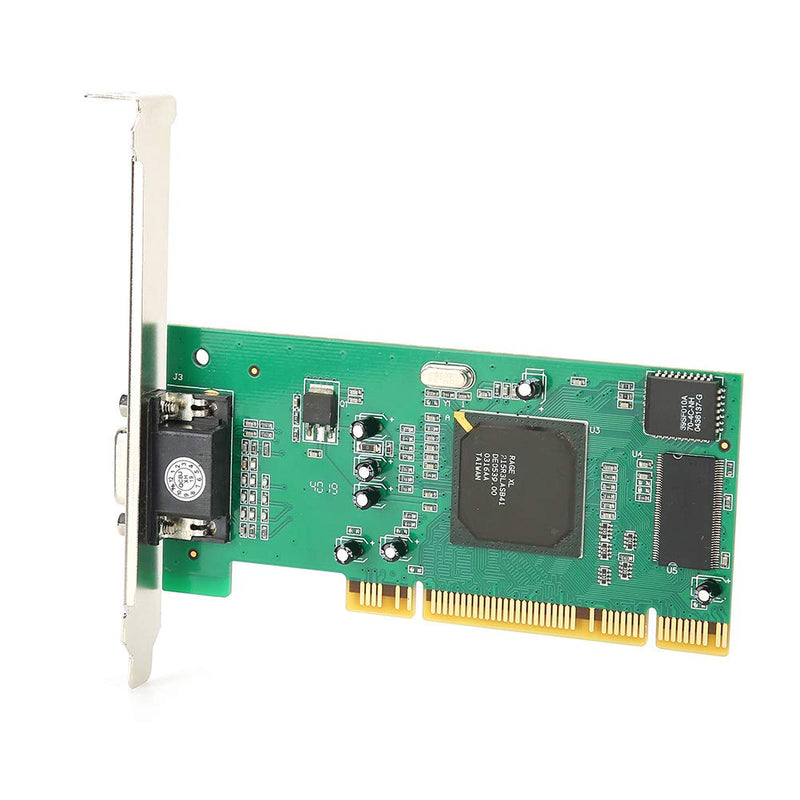  [AUSTRALIA] - 8MB Graphics Card VGA PCI 32Bit for Server, Industrial Computer Multi-Display for ATI Rage XL, 32Bit PCI VGA Video Card, 64Bit PCI-X Universal Video Card for Desktop Computers