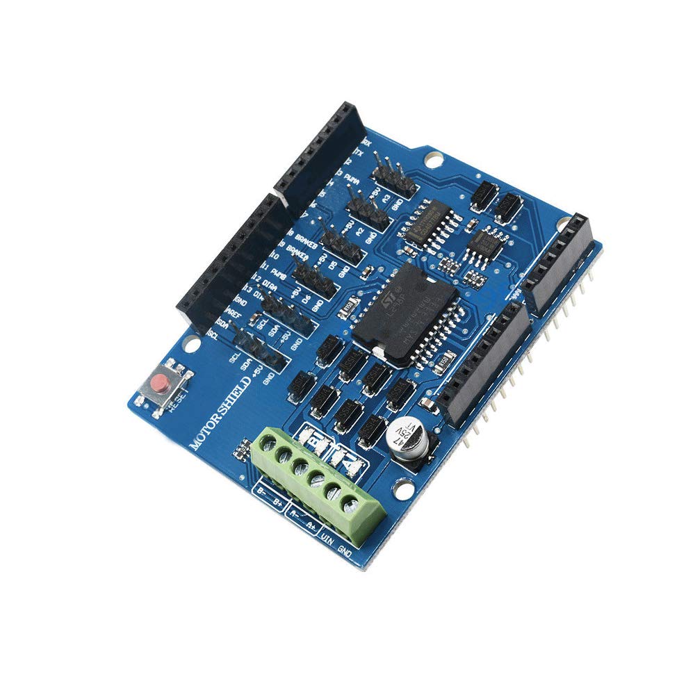  [AUSTRALIA] - KOOBOOK 1Pcs L298P Shield R3 Motor Driver Module Expansion Board H-Bridge 2A for Arduino UNO 2560