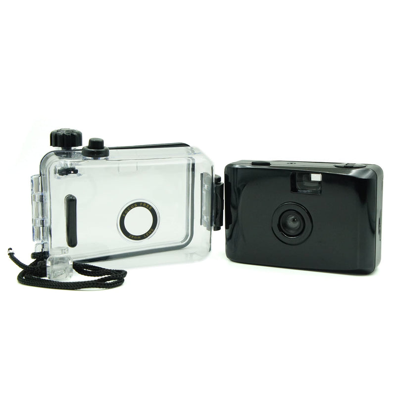  [AUSTRALIA] - Film Camera,Reusable,Focusfree,135Film Camera,Use 35mm Film (Black) black