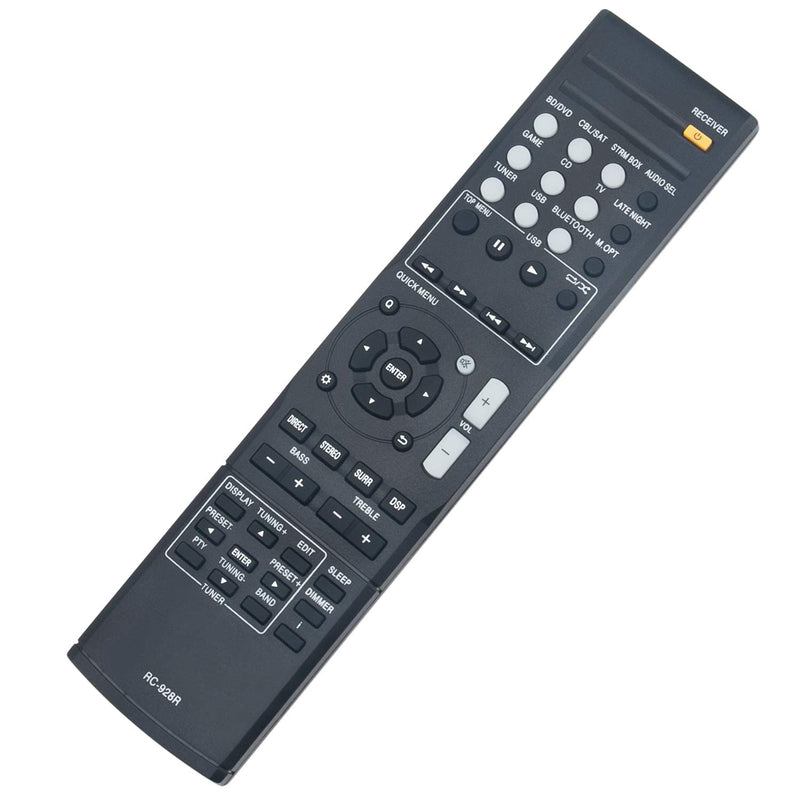 RC-928R Replace Remote Control Applicable for Onkyo AV Receiver TX-SR353 HT-S3800 HT-S3900 HT-R397 HTP-395 TX-SR373 TXSR353 HTS3800 HTS3900 HTR397 HTP395 TXSR373 - LeoForward Australia