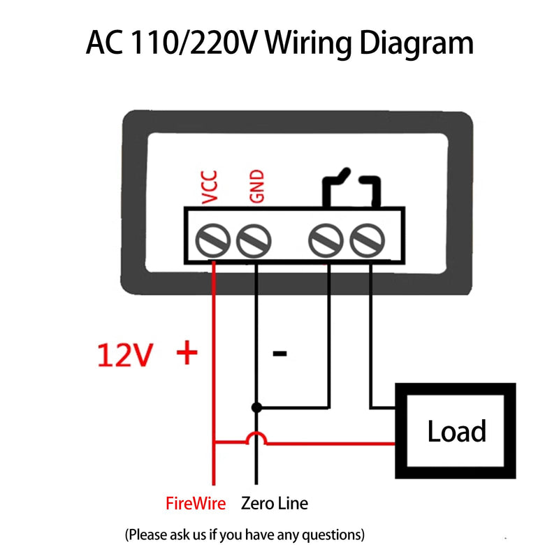  [AUSTRALIA] - Aideepen W3230 AC 110V-220V 20A Digital Temperature Controller, Digital Thermostat Control Switch with NTC 10K Sensor Probe (-55℃~120℃)