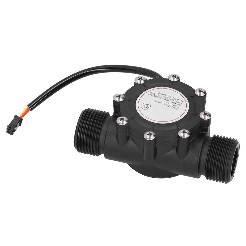  [AUSTRALIA] - DC3‑24V Flow Sensor, Electronic Component Level Sensor Water, Water Flow Hall Sensor Switch Flow Meter Flow Meter Counter 1-100L/Min