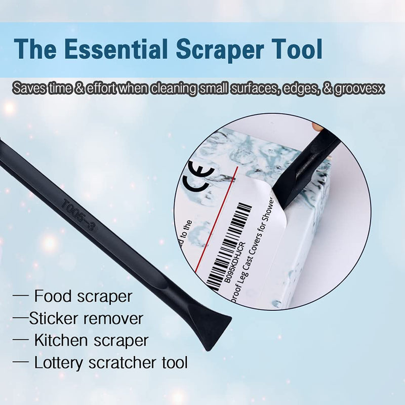  [AUSTRALIA] - Scraper Plastic Scraper Tool Multipurpose Label Scraper, Non-Scratch Cleaning Tool for Tight Spaces, Crevices, Perfect for Remove Paint, Food Dirt, Label and More, 3pcs