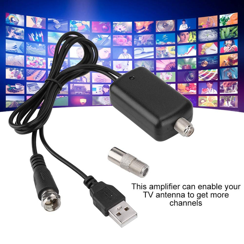  [AUSTRALIA] - TV Antenna Amplifier, 25dB HD TV Signal Booster Aerial Amplifier USB TV High Gain Channel Boost.