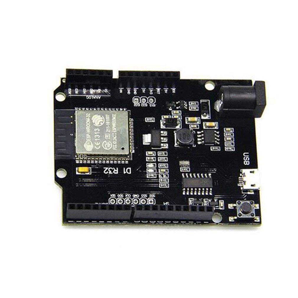  [AUSTRALIA] - HiLetgo UNO R3 D1 R32 ESP32 ESP-32 CH340G WiFi+Bluetooth+UNO Development Board WiFi Bluetooth 4MB Flash with Micro USB for Arduino