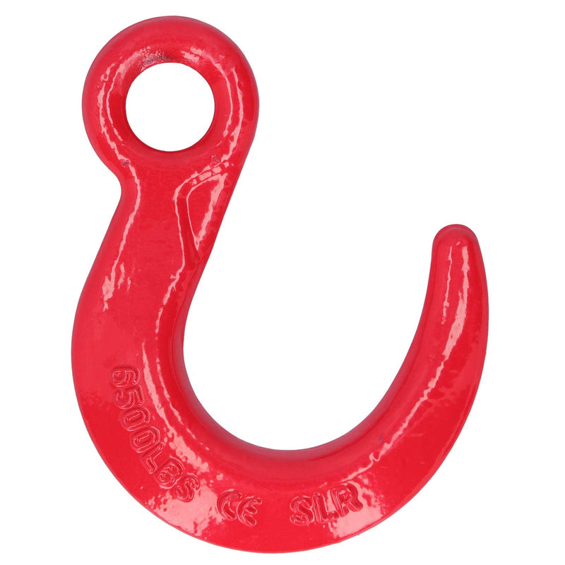  [AUSTRALIA] - Eboxer Safety Hook for Chains, 6500 lbs Clevis Chain Hook, Large Opening Alloy Steel Crane Hoist Hook for Construction Engineering, Strong in Load Bearing