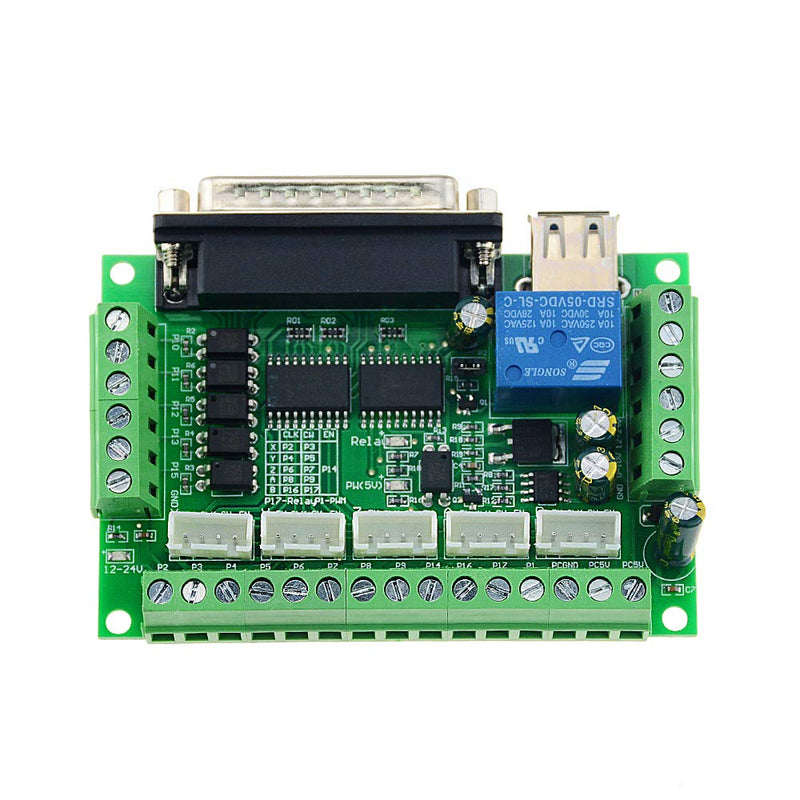  [AUSTRALIA] - Fasizi 5-axis CNC breakout board with optical coupling for stepper motor driver MACH3