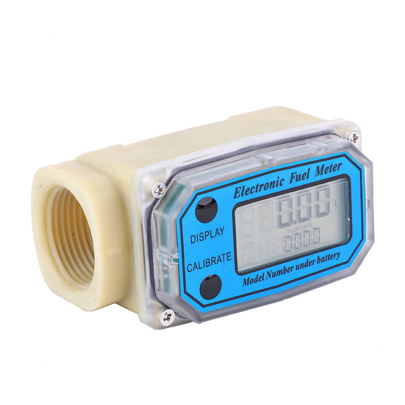 Mini Digital Turbine Flowmeter Diesel Fuel Flow Meter High Accuracy 15-120L/min 1" NPT Flowmeter for Measuring Diesel, Urea, Kerosene, Gasoline - LeoForward Australia