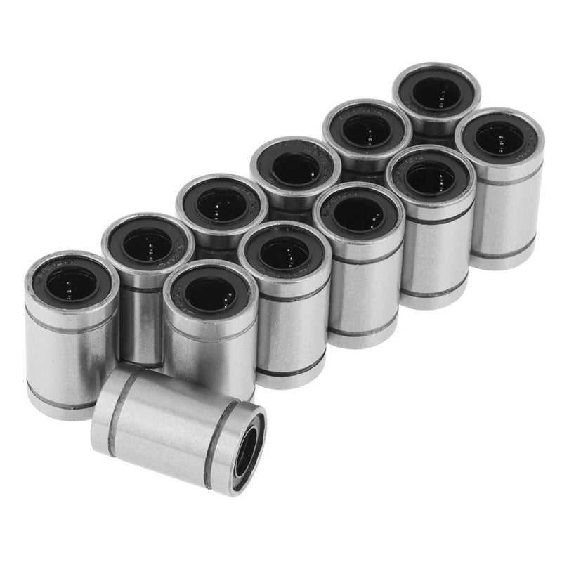  [AUSTRALIA] - 12Pcs LM8UU 8mm Linear Bearings 8 x 15 x 24mm CNC Linear Motion Ball Bearing Bushing Double Side Rubber Sealed for 3 Dimensional Printer CNC Parts