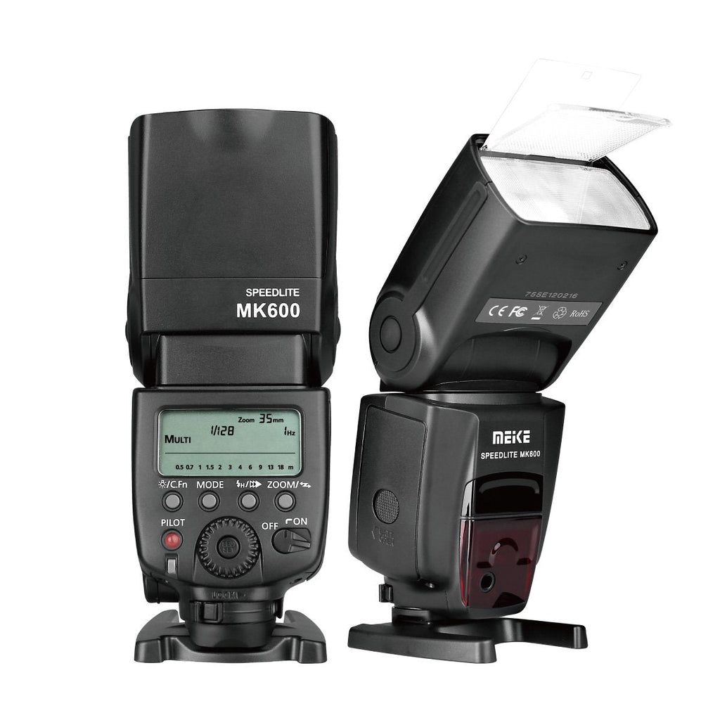  [AUSTRALIA] - Meike MK600 High Speed Sync TTL Speedlight Camera Flash Compatible with DSLR Cameras 1300D 70D 6D 5DII 5DIII 7D 60D 550D 600D 650D 800D 4000D,etc